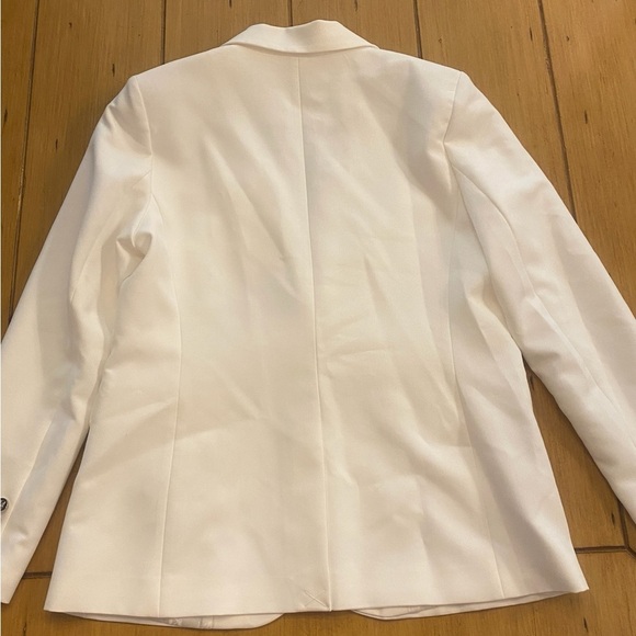 Karl Lagerfeld Women’s White Blazer One Button Single New size 12 - Picture 2 of 9
